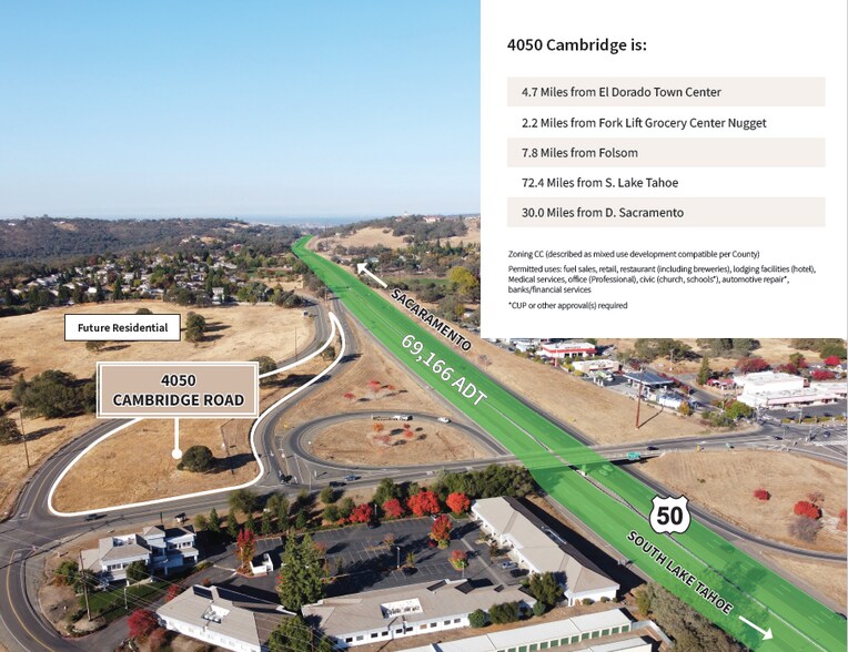 4050 Cambridge Rd, Shingle Springs, CA à louer - Photo du bâtiment - Image 2 de 4