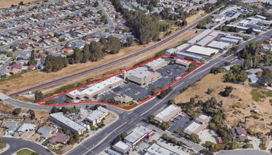 600-636 San Pablo Ave, Pinole, CA - AERIAL  map view