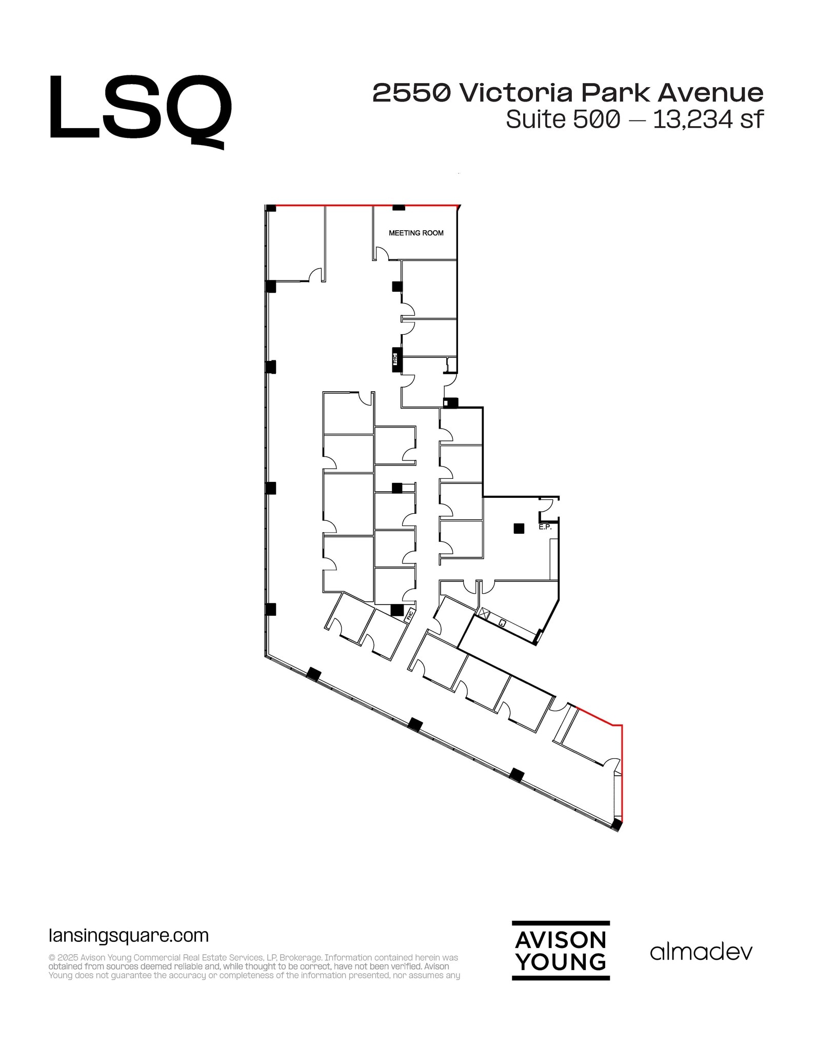 2550 Victoria Park Ave, Toronto, ON à louer Plan d’étage- Image 1 de 1