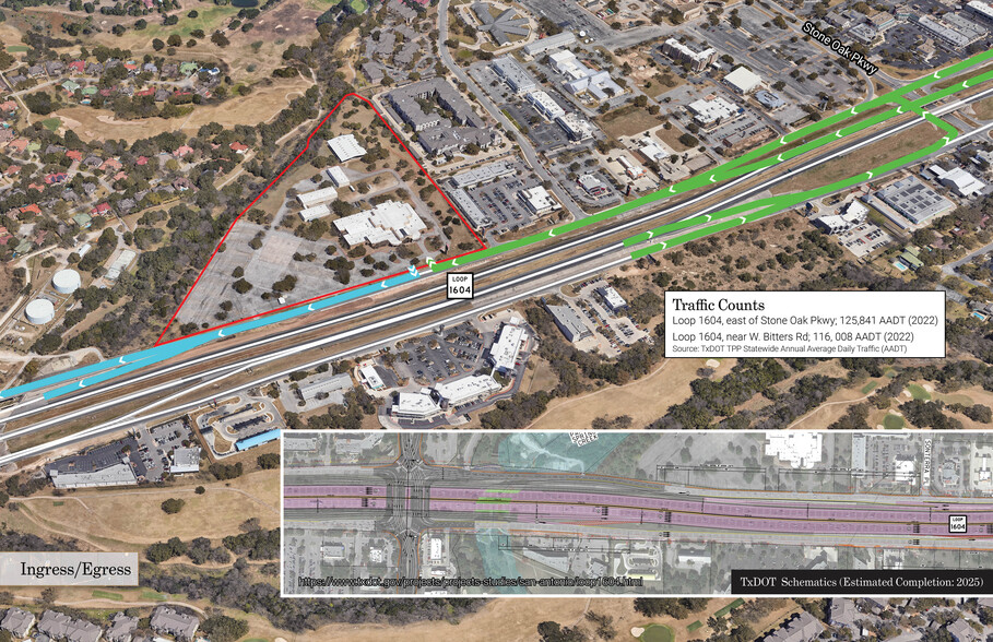 901 N Loop 1604 Fwy, San Antonio, TX for sale - Aerial - Image 3 of 3