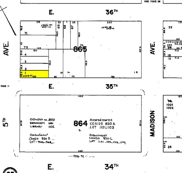 373 5th Ave, New York, NY for lease - Plat Map - Image 2 of 7