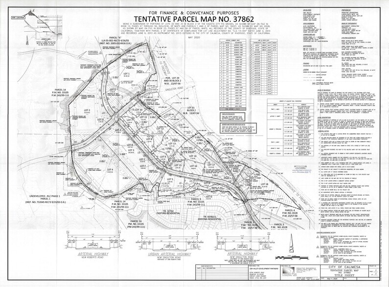 Singleton Rd & Roberts Road, Calimesa, CA à vendre - Plan cadastral - Image 2 de 3