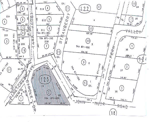 54905 N Circle Dr, Idyllwild, CA for sale - Plat Map - Image 1 of 1