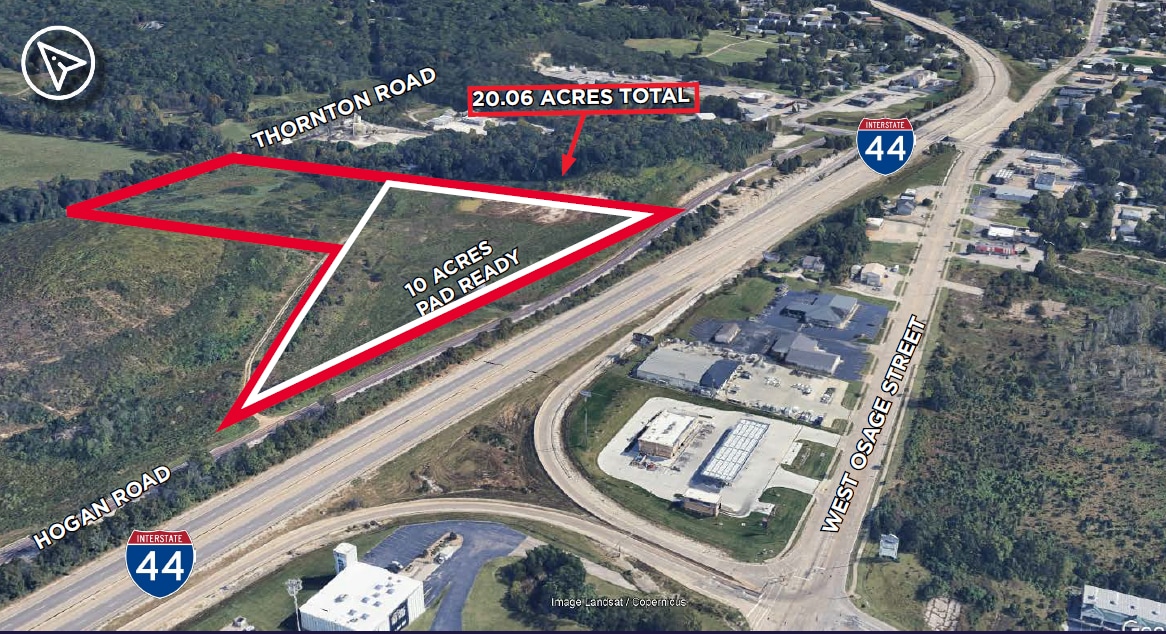 Hogan Rd & Thornton Rd, Pacific, MO for sale Aerial- Image 1 of 6