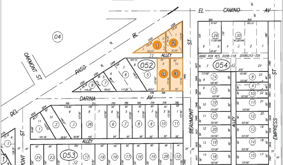 2322-2326 Del Paso Blvd, Sacramento, CA à vendre - Plan cadastral - Image 3 de 29
