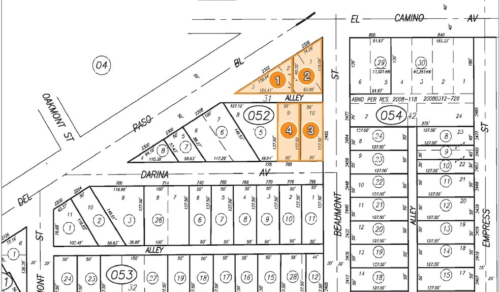 2322-2326 Del Paso Blvd, Sacramento, CA for sale - Plat Map - Image 3 of 29
