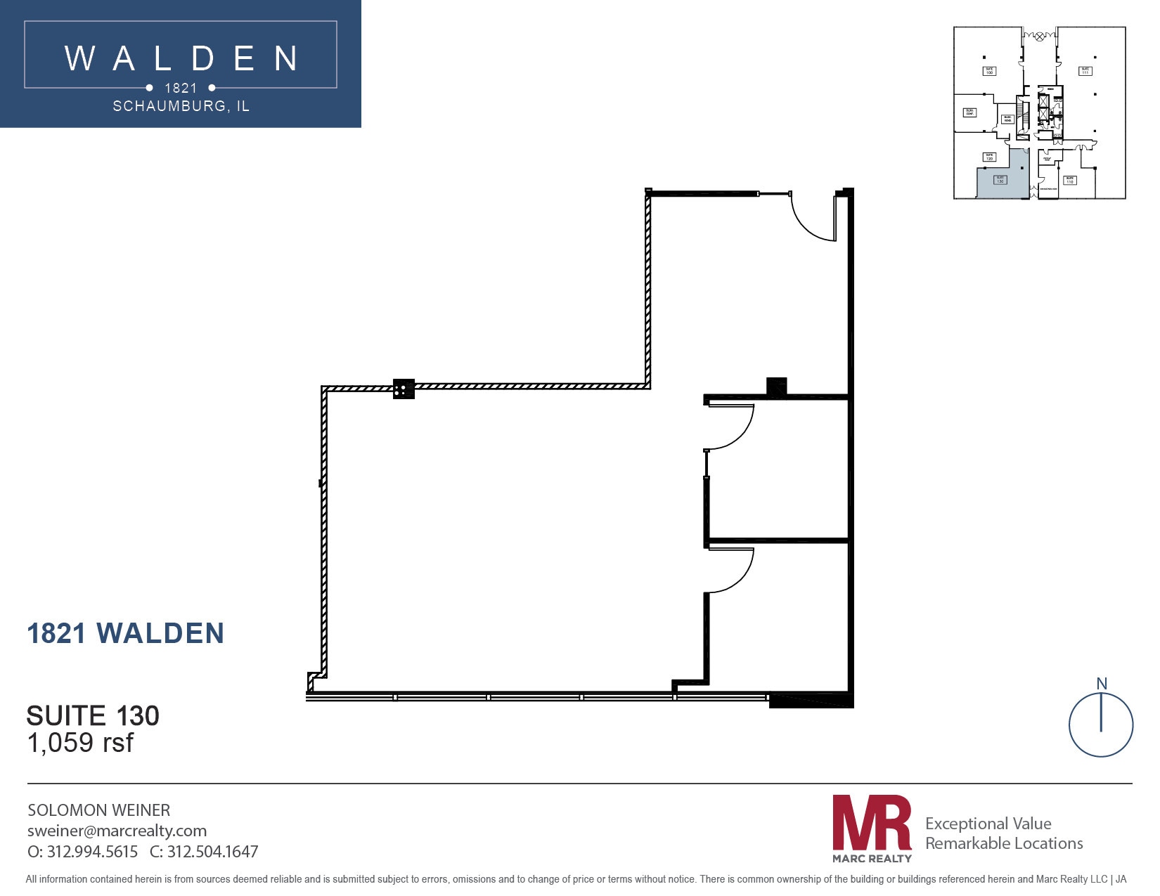 1821 Walden Office Sq, Schaumburg, IL for lease Floor Plan- Image 1 of 1