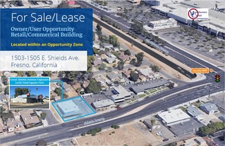 Plus de détails pour 1503-1505 E Shields Ave, Fresno, CA - Vente au détail à vendre