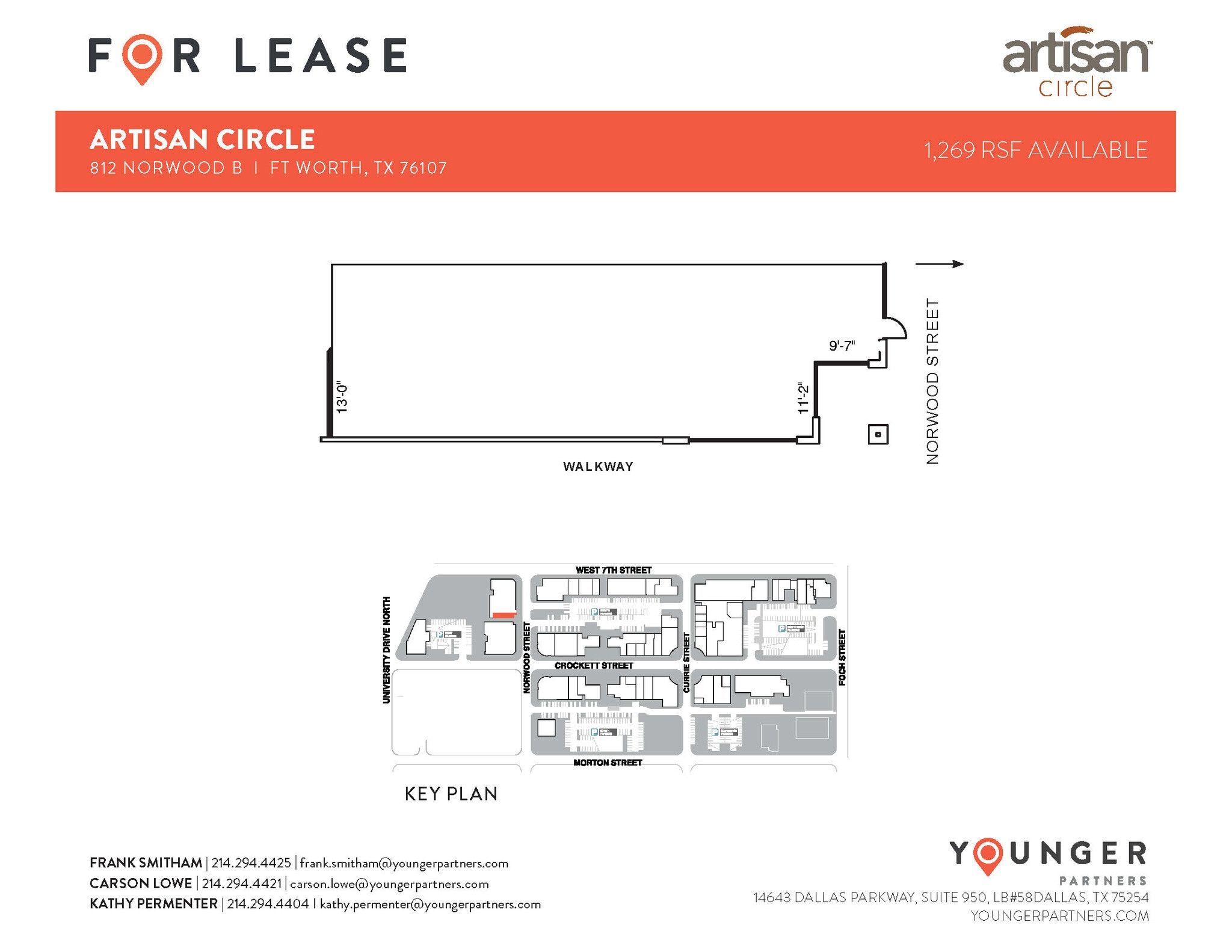 2973 W 7th St, Fort Worth, TX for lease Floor Plan- Image 1 of 1
