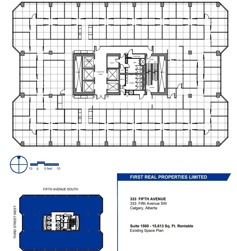 333 5th Ave SW, Calgary, AB for lease Floor Plan- Image 1 of 1
