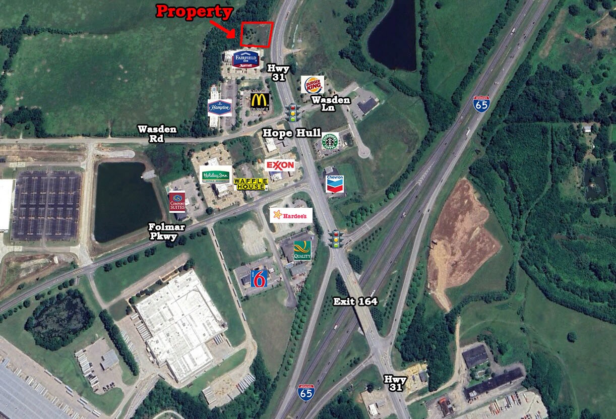 US Hwy 31 & Wasden Rd, Hope Hull, AL for sale Building Photo- Image 1 of 4