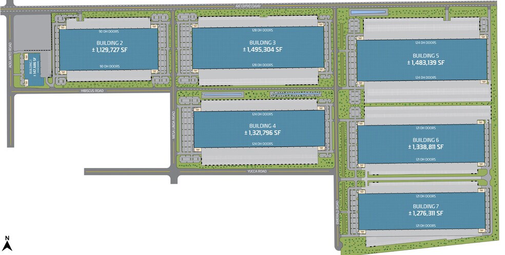 SE of Air Expressway & Adelanto Rd, Adelanto, CA à louer - Plan de site - Image 1 de 1