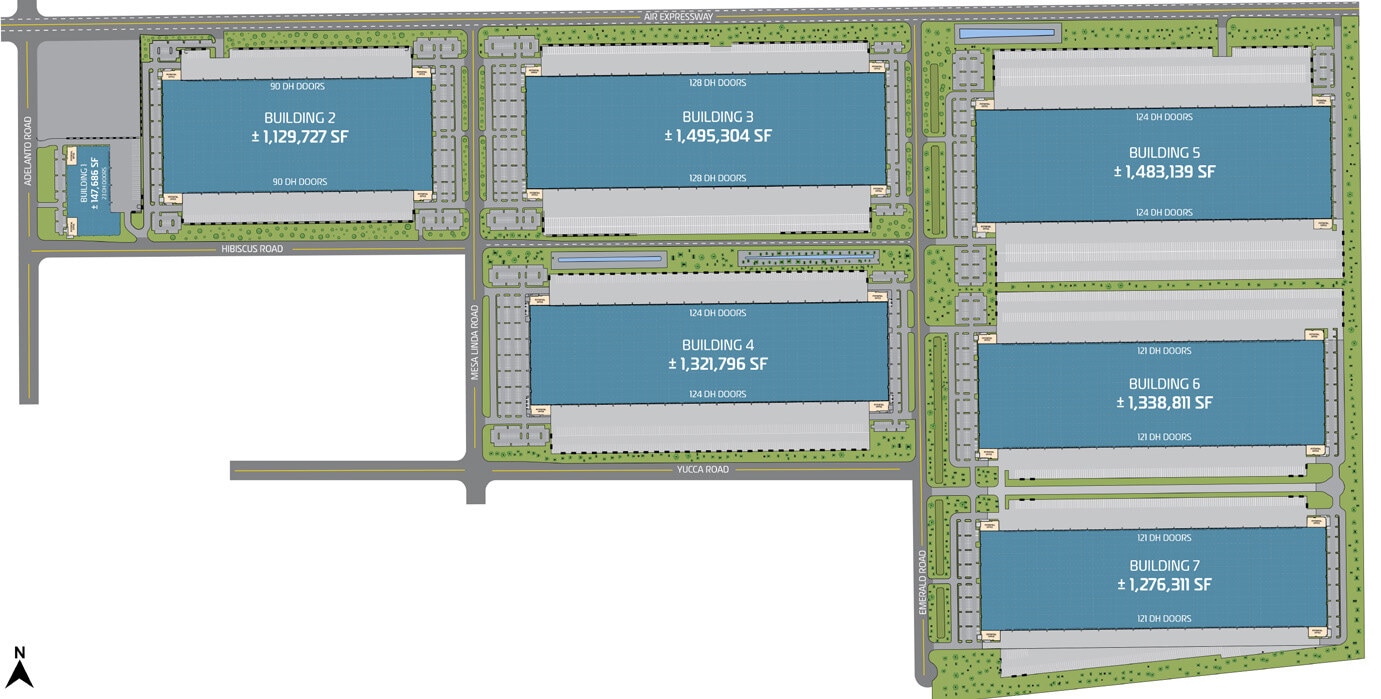 SE of Air Expressway & Adelanto Rd, Adelanto, CA à louer Plan de site- Image 1 de 2