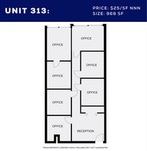 3801 N University Dr, Sunrise, FL à louer Plan d’étage- Image 1 de 9