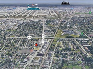 1347 Irving Park Rd, Bensenville, IL - aerial  map view