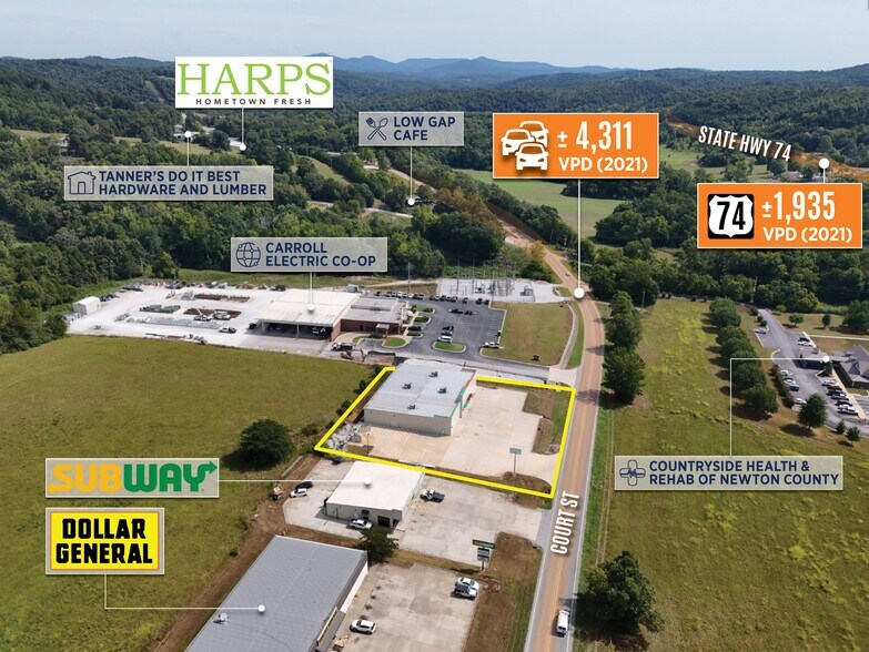 449 W Court St, Jasper, AR à vendre - Photo du bâtiment - Image 3 de 9