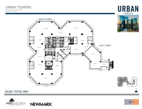 222 W Las Colinas Blvd, Irving, TX à louer Plan d’étage- Image 1 de 1