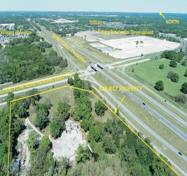 County Line Rd, Spring Hill, FL à vendre - Aérien - Image 2 de 4