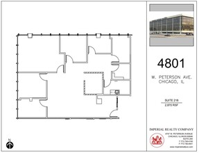 4801 W Peterson Ave, Chicago, IL à louer Plan d  tage- Image 1 de 2