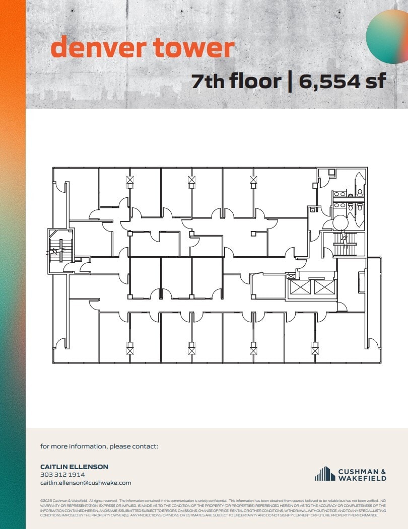1905 Sherman St, Denver, CO for lease Floor Plan- Image 1 of 1