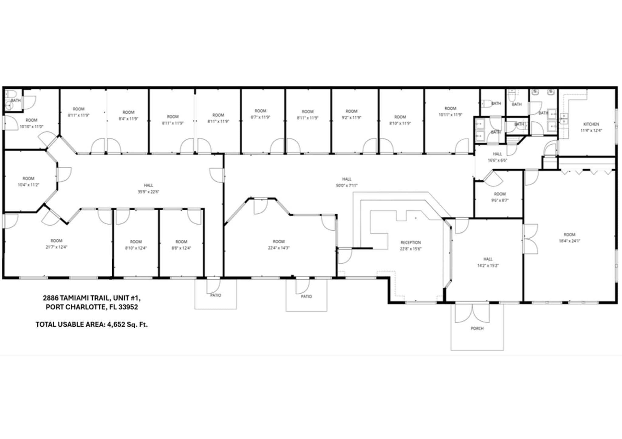2886 Tamiami Trl, Port Charlotte, FL à louer Plan de site- Image 1 de 23
