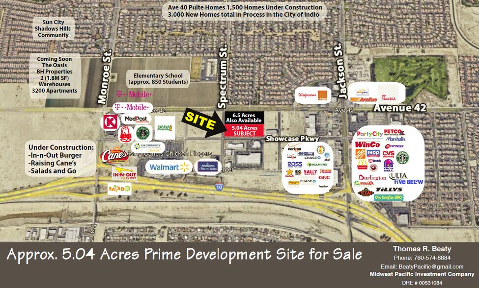 NEC Of Showcase Parkway & Spectrum St, Indio, CA à vendre - Photo du bâtiment - Image 3 de 5