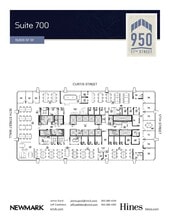 950 17th St, Denver, CO for lease Floor Plan- Image 1 of 1