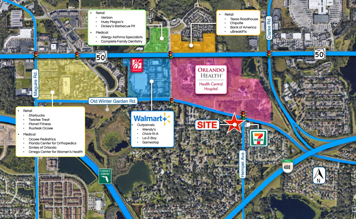 3792 Old Winter Garden Rd, Gotha, FL for lease Aerial- Image 1 of 4