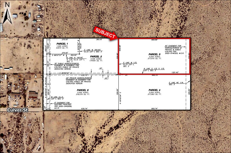 373rd & Culver St ave, Tonopah, AZ à vendre - Aérien - Image 2 de 4