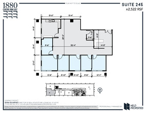 1880 Century Park E, Los Angeles, CA for lease Site Plan- Image 1 of 2