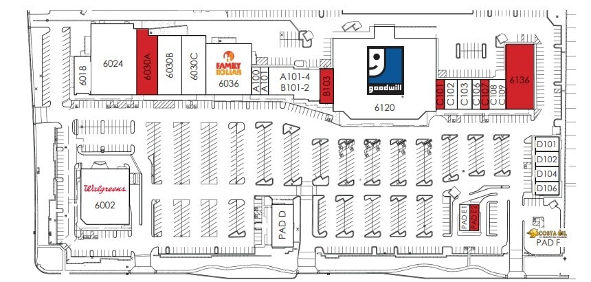 6016 E Main St, Mesa, AZ for lease Site Plan- Image 1 of 1