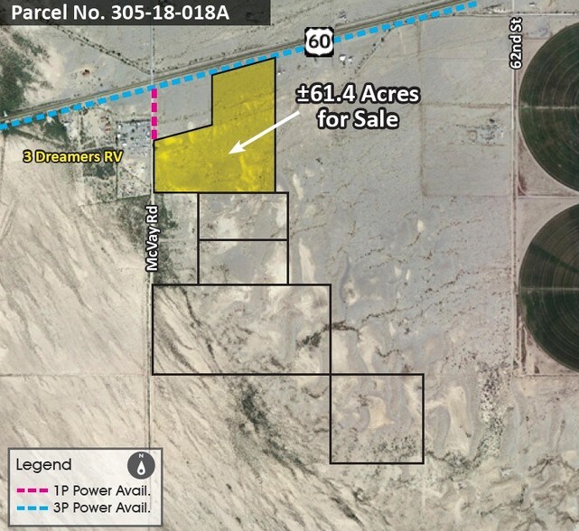 US-60 & McVay Rd, Bouse, AZ à vendre - Photo du bâtiment - Image 1 de 2