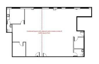 35 E Elizabeth Ave, Bethlehem, PA for lease Floor Plan- Image 2 of 4
