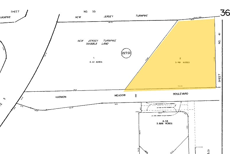 300 Harmon Meadow Blvd, Secaucus, NJ à louer - Plan cadastral - Image 2 de 6