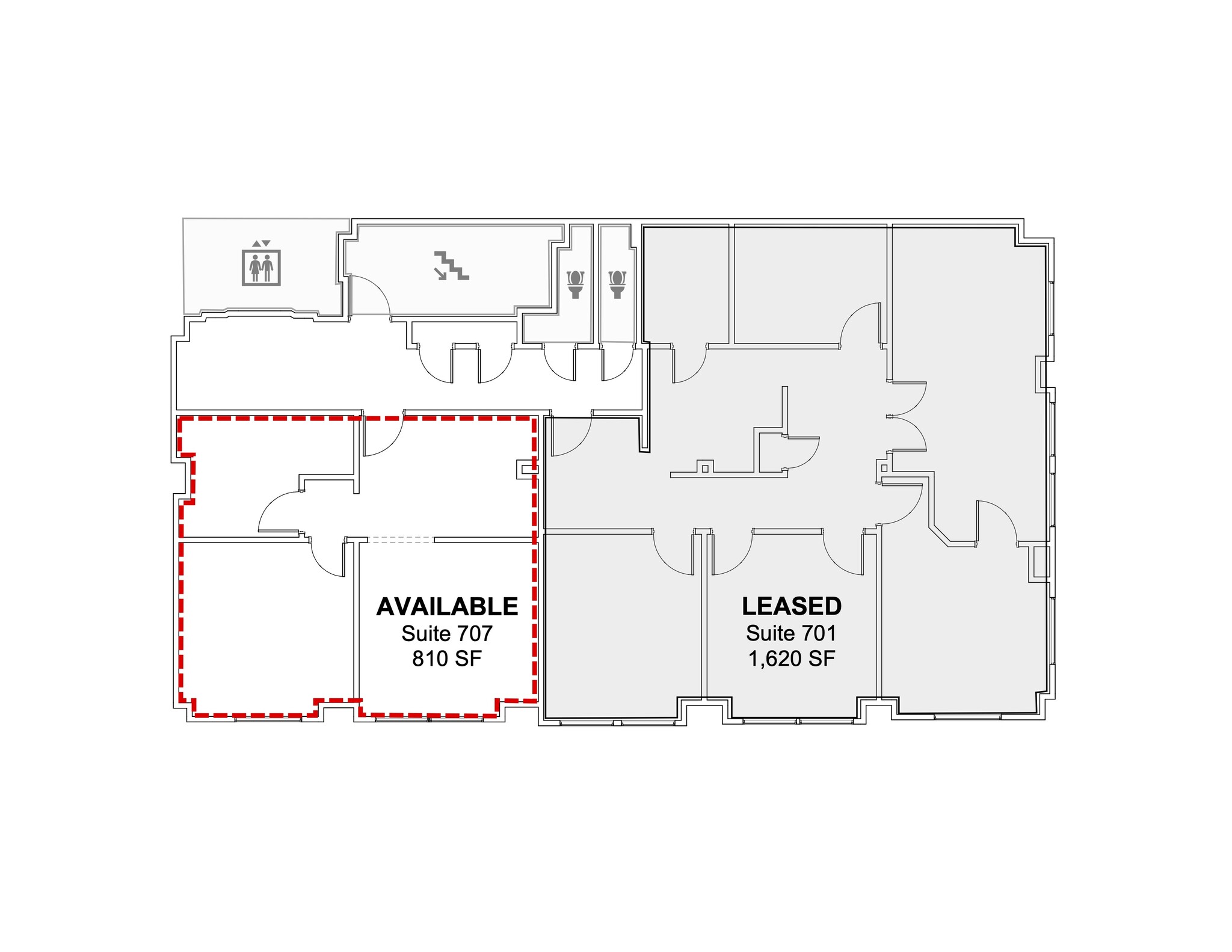 156-160 E Market St, Indianapolis, IN for lease Floor Plan- Image 1 of 1