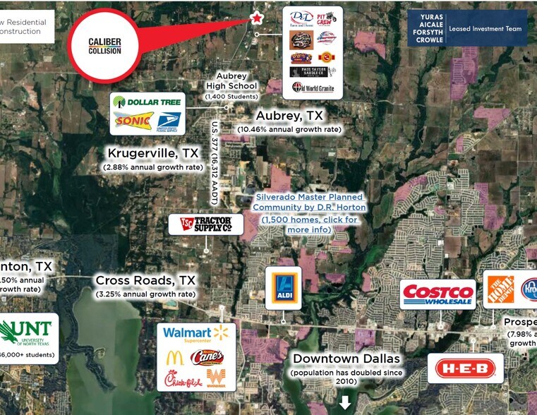 8600 US 377, Pilot Point, TX à vendre - Aérien - Image 2 de 9