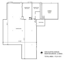 8220-8290 Austin Ave, Morton Grove, IL à louer Plan d’étage- Image 1 de 2