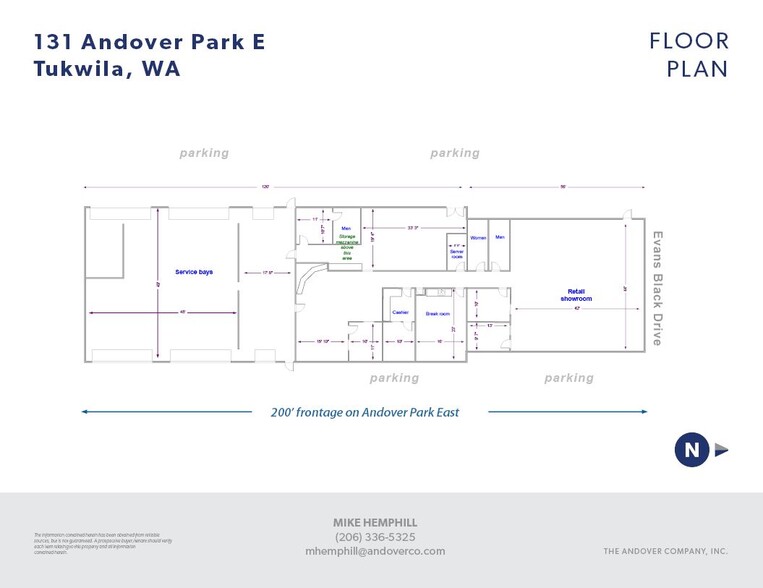 131 Andover Park E, Tukwila, WA à louer - Photo du b timent - Image 2 de 11