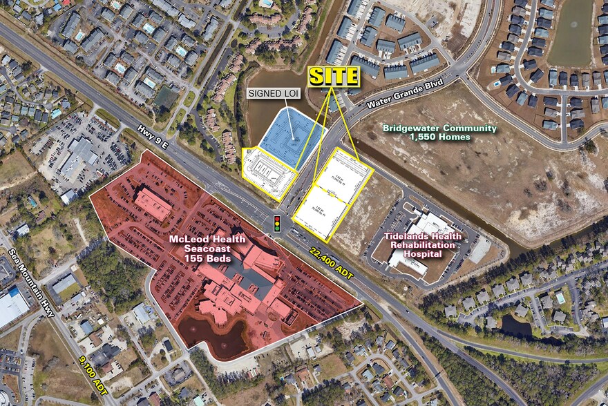 HWY 9 E & WATER GRANDE BLVD, Little River, SC à louer - Aérien - Image 2 de 4