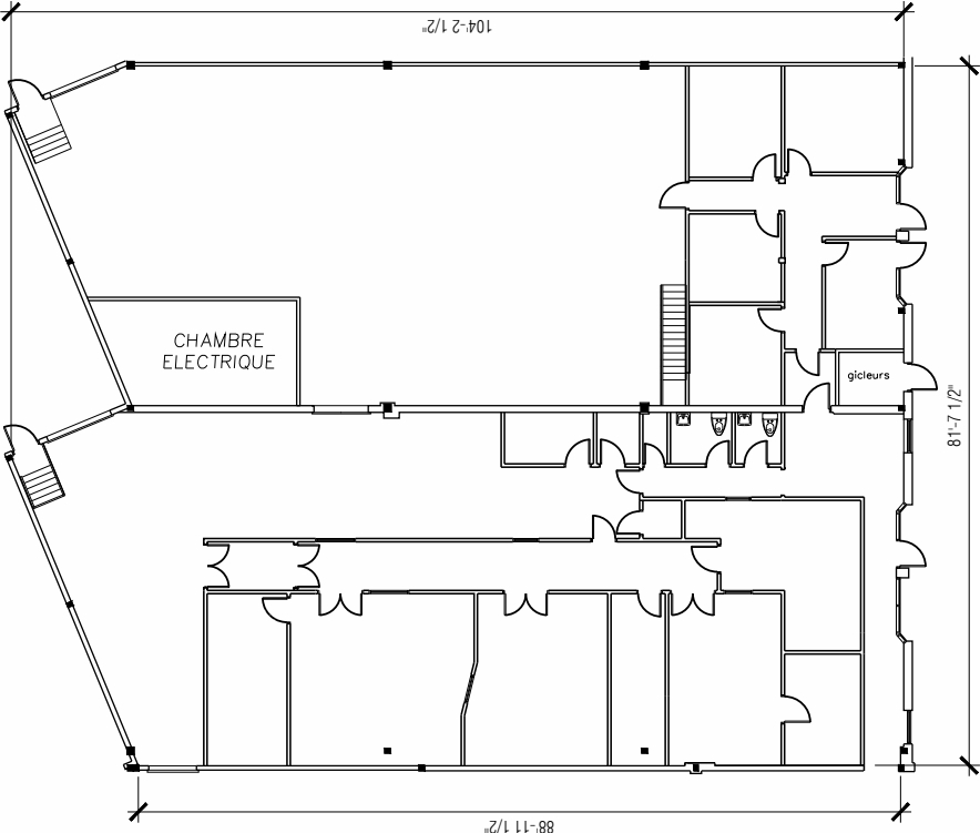 625-669 Av Godin, Québec, QC à louer Plan d’étage- Image 1 de 1