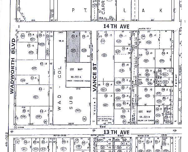 7400 W 14th Ave, Lakewood, CO for lease - Plat Map - Image 2 of 23