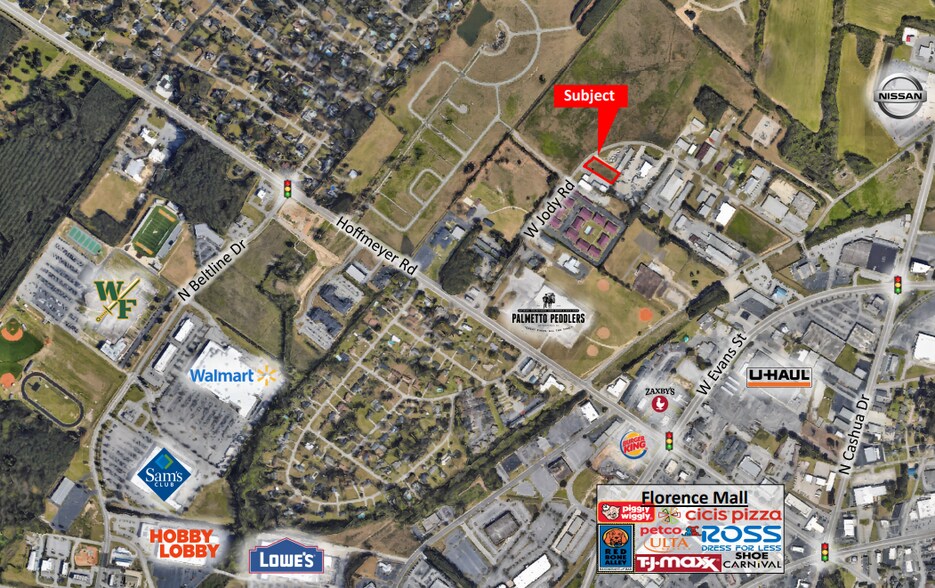 West Jody Road, Florence, SC for sale - Building Photo - Image 2 of 2