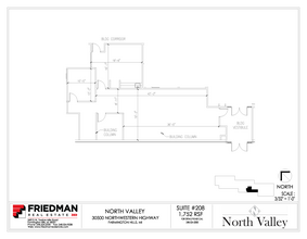 30500 Northwestern Hwy, Farmington Hills, MI for lease Floor Plan- Image 1 of 2