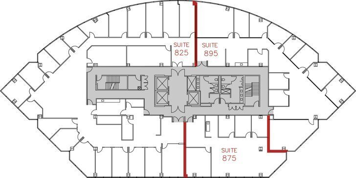 4660 La Jolla Village Dr, San Diego, CA for lease Floor Plan- Image 1 of 1