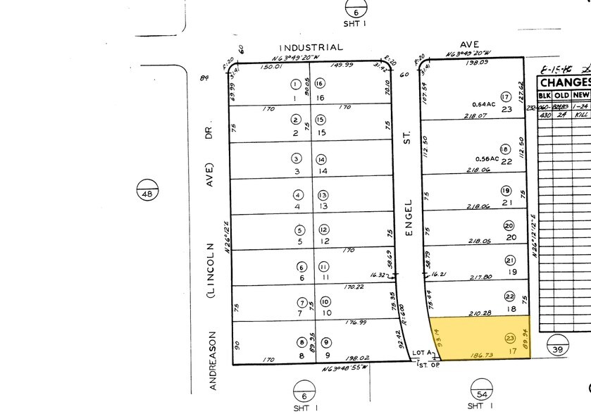 120 Engel St, Escondido, CA for lease - Plat Map - Image 3 of 4