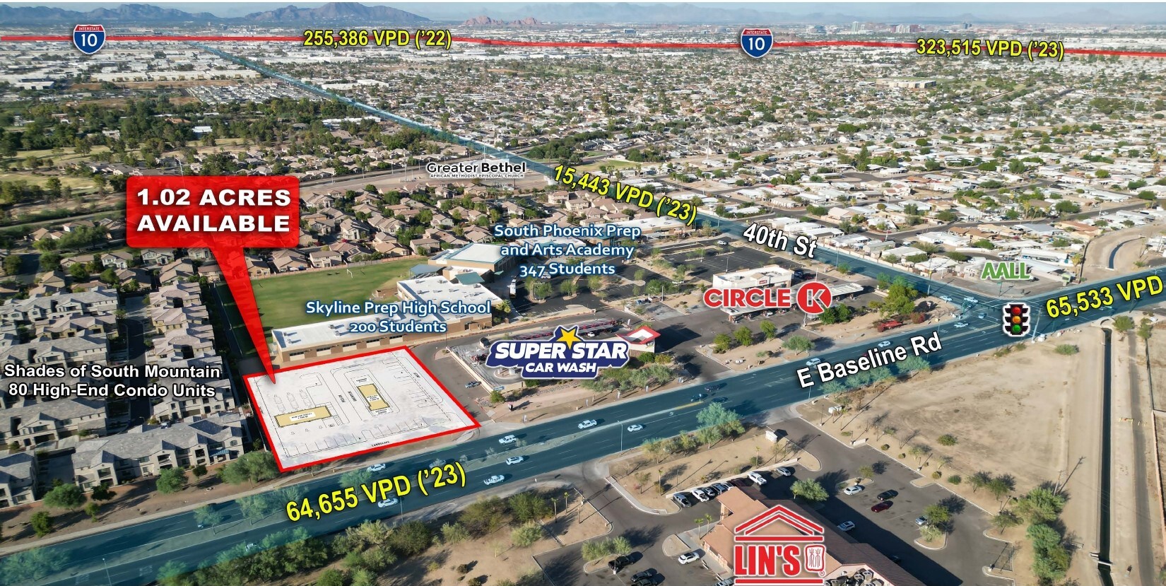 W/NWC 40th St, Phoenix, AZ for lease Building Photo- Image 1 of 8