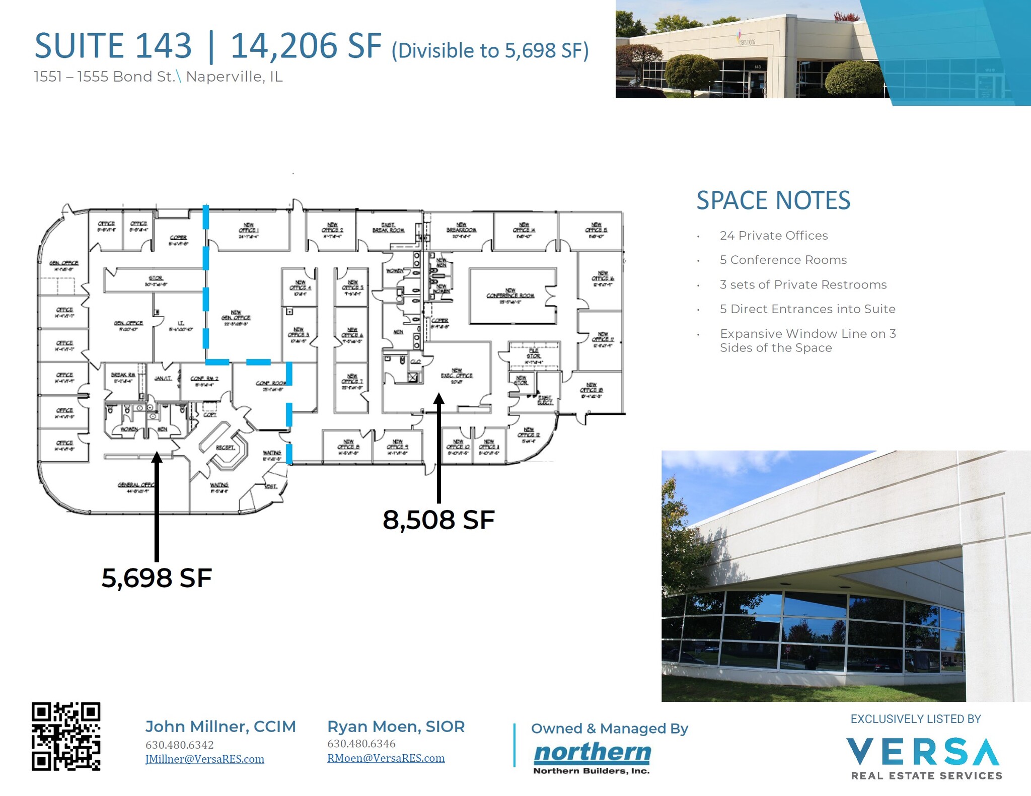 1551-1555 Bond St, Naperville, IL for lease Floor Plan- Image 1 of 1