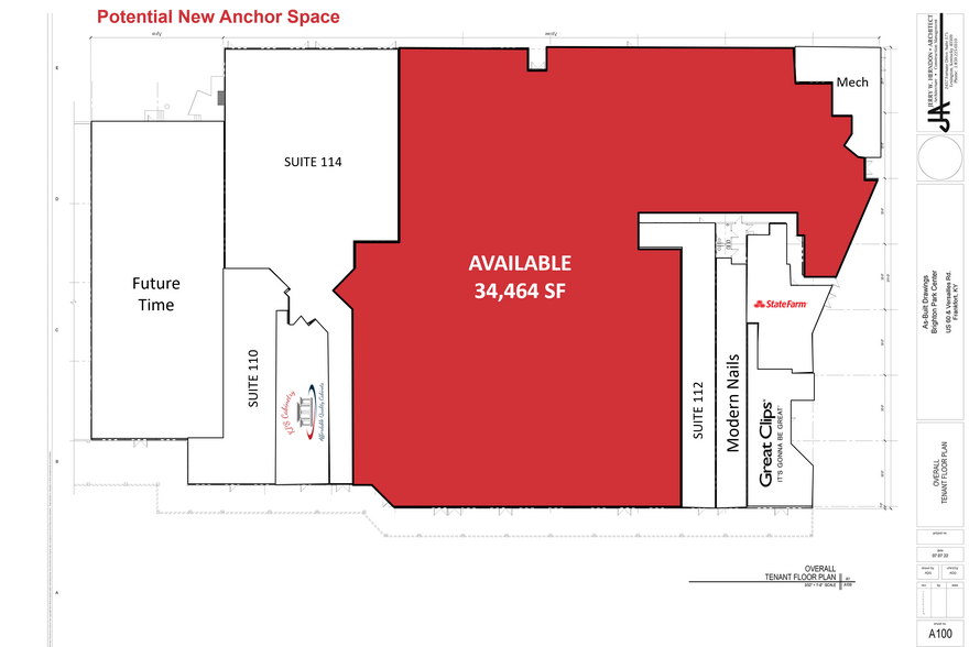 102-132 Brighton Park Blvd, Frankfort, KY for lease - Floor Plan - Image 3 of 14