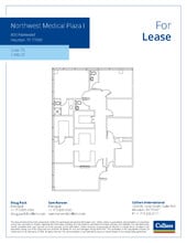 800 Peakwood Dr, Houston, TX à louer Plan d’étage- Image 1 de 1