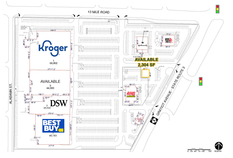 30785 Gratiot Ave, Roseville, MI for lease Site Plan- Image 1 of 1